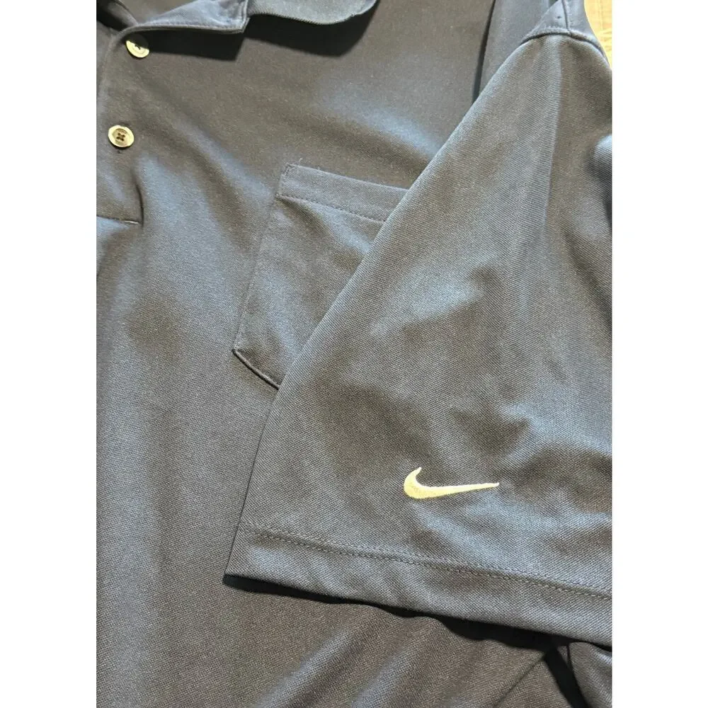 Nike Dri-FIT Micro Pique Pocket Polo Shirt - Navy Blue - 3XL
